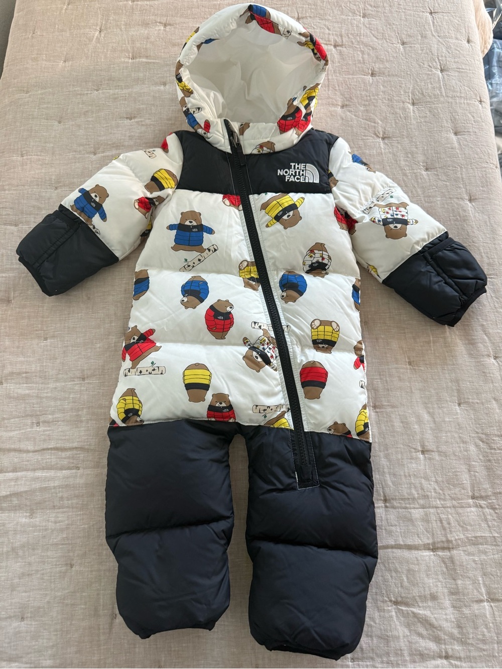 The North Face Baby Nuptse Insulated Snowsuit 6-12 months down fill 700